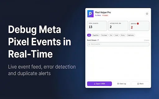 Download Meta Pixel Helper Pro – Debug Event Facebook Terbaik - Screenshot 1