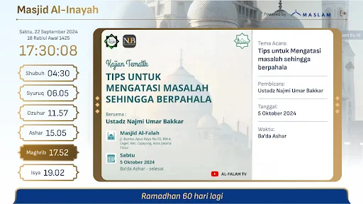 Download Maslam TV Terbaru – Digitalisasi Masjid Terkini - Screenshot 4