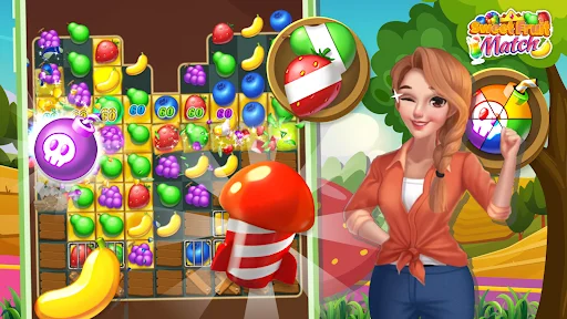 Download Sweet Fruit Match Puzzle Blast Gratis – Game Puzzle Seru - Screenshot 13