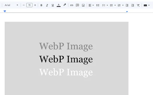 Expand Image Formats for Google Docs – Insert WebP, SVG, AVIF - Screenshot 1