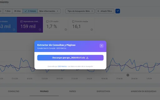 Download GEO Metrics Query Extractor – Analisis SEO AI Terbaik - Screenshot 3