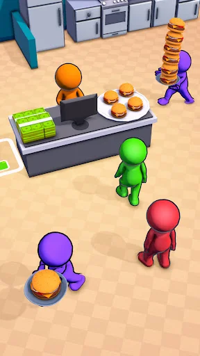 Download Idle Burger Shop: Cafe Tycoon Terbaru – Game Restoran - Screenshot 11
