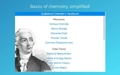 Unduh Guillotined Chemist’s Handbook – Panduan Kimia Lengkap - Screenshot 1