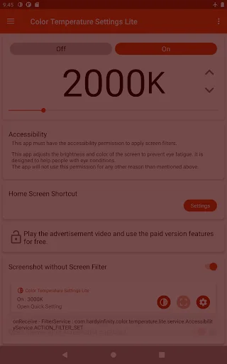 Download Color Temperature setting Lite – Atur Warna Layar Nyaman - Screenshot 12