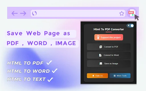 Web2PDF: Ubah Halaman Web ke PDF, DOC, TXT Terbaru – Gratis - Screenshot 1