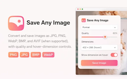 Download Save Image as PNG, JPG, WebP – Konverter Gambar Cepat - Screenshot 2