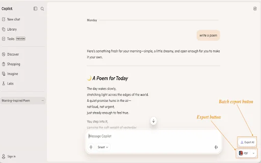 Download Microsoft Copilot to PDF Terbaru – Ekspor Chat Mudah - Screenshot 1