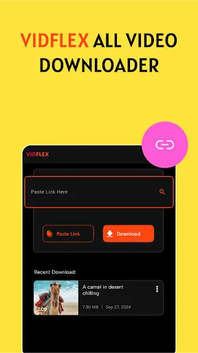 Vidflex – Download Video HD Tercepat & Gratis di Android - Screenshot 1