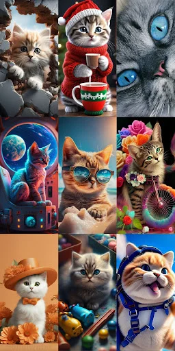 Download Cute Cat Wallpapers Terbaru – Wallpaper Kucing Lucu Gratis - Screenshot 9