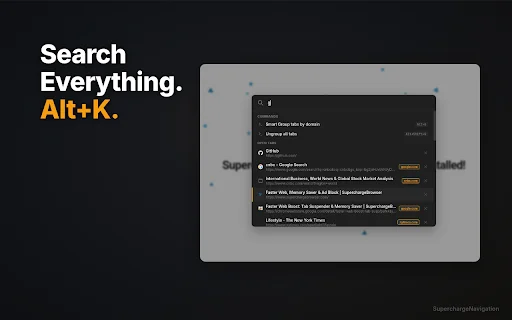 Vertical Tabs SuperchargeBrowser – Kelola Tab Chrome Terbaik - Screenshot 4