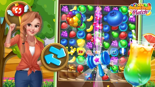 Download Sweet Fruit Match Puzzle Blast Gratis – Game Puzzle Seru - Screenshot 28