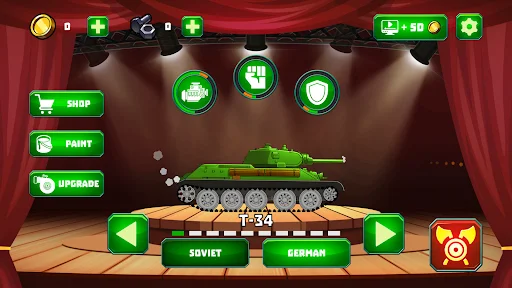 Download Tank Attack 5 | Tanks 2D Terbaru – Game Perang Seru - Screenshot 27