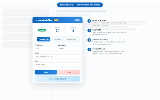 Download AutoApplyMax Terbaru – Lamar Kerja Otomatis & AI CV - Screenshot 1