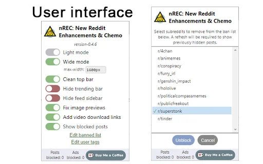 Download New Reddit Enhancements & Chemo (nREC) – Fitur Reddit Terbaik - Screenshot 1